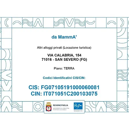 Hébergement de vacances Da Mammà